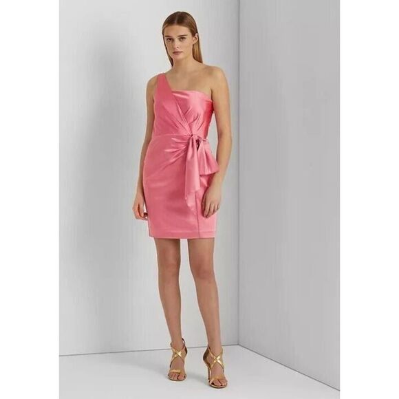 Lauren Ralph Lauren Dresses & Skirts - NEW! Lauren Ralph Lauren Women's 14 Structured Satin-Cocktail Dress NWT $265